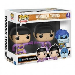 Funko Funko Pop SDCC 2017 DC Wonder Twins 3-pack Zan, Jayna & Gleek Edition Limitée Vaulted