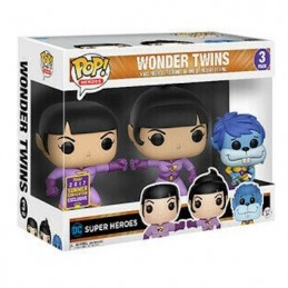 Funko Funko Pop SDCC 2017 DC Wonder Twins 3-pack Zan, Jayna & Gleek Exclusive Vinyl Figure