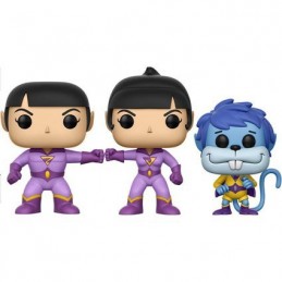 Funko Funko Pop SDCC 2017 DC Wonder Twins 3-pack Zan, Jayna & Gleek Edition Limitée Vaulted