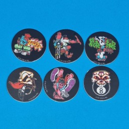 Poor Kids life set of 6 second hand Pogs (Loose)