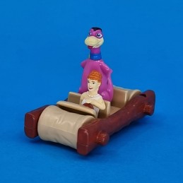 Kinder The Flinstones Dino and Wilma Flintstone with car second hand Figure (Loose)