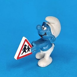 Schleich The Smurfs traffic sign second hand Figure (Loose)