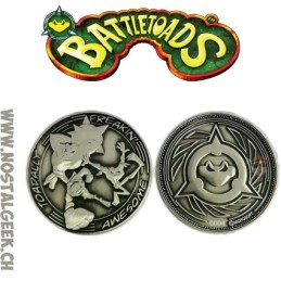 Battletoads Collector's Antique silver Limited Edition Coin