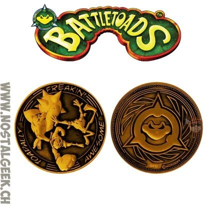 Battletoads Pièce de monnaie Antique Gold Edition Limitée