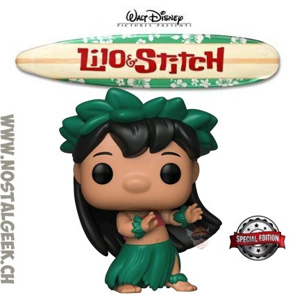 Hula Stitch Funko Pop Disney Exclusivo