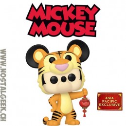 Funko Pop Disney Mickey Mouse (Chinese New Year Zodiac - Year of the Tiger) Exclusive Vinyl Figure