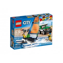 Lego LEGO City - 60149 - Jeu de construction - Le 4x4 avec Catamaran
