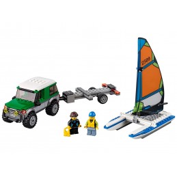 Lego LEGO City - 60149 - Jeu de construction - Le 4x4 avec Catamaran Bricks