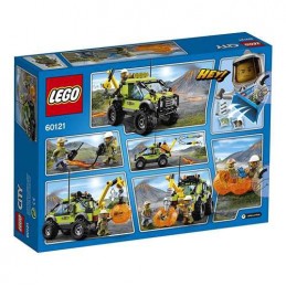 Lego LEGO City - 60121- Jeu de construction - Le Camion d'Exploration du Volcan  Bricks