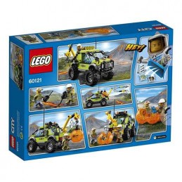 Lego LEGO City - 60121- Jeu de construction - Le Camion d'Exploration du Volcan
