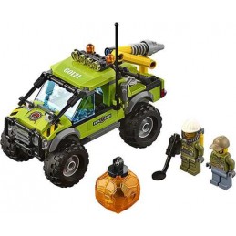 Lego LEGO City - 60121- Jeu de construction - Le Camion d'Exploration du Volcan  Bricks