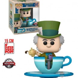 Funko Funko Pop 15cm Pop Disneyland Alice au Pays des Merveilles Mad Hatter at the Mad Tea Party Attraction Oversized Edition...