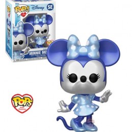 Funko Funko Pop Disney Minnie Mouse (Make-A-Wish | Blue Metallic) Boîte endommagée Vaulted