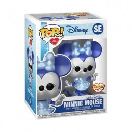 Funko Funko Pop Disney Minnie Mouse (Make-A-Wish | Blue Metallic) Damaged box Vaulted Vinyl Figure