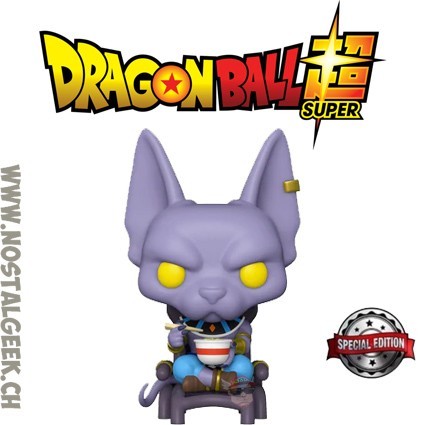 Funko Funko Pop Dragon Ball Super Beerus (Eating Noodle) Exclusive Vinyl Figure