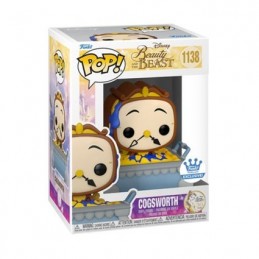 Funko Funko Pop! Disney La Belle et la Bête Cogsworth (30th Anniversary) Edition Limitée