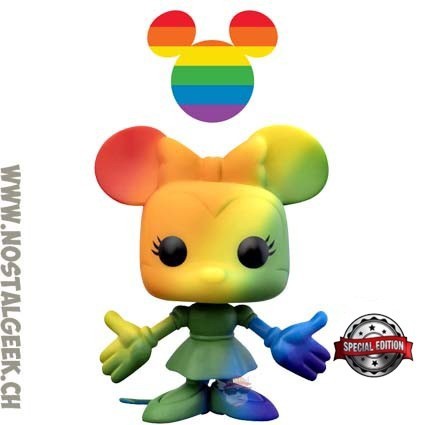 Funko Funko Pop Disney Minnie Mouse (Rainbow) Exclusive Vinyl Figure