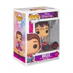 Funko Funko Pop Disney Belle et le Bête (Ultimate Princess Celebration) Belle (Diamond) Edition Limitée