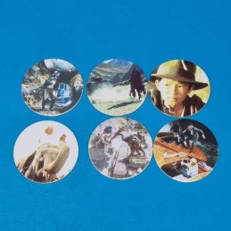 Indiana Jones lot de 6 Pogs d'occasion (Loose).