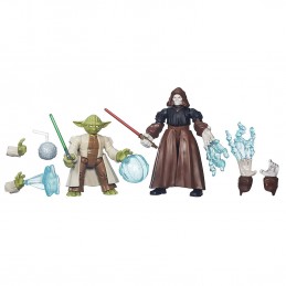 Hasbro STAR WARS Hero Mashers Pack de Combat Emperor Palpatine Vs Yoda Action Figures