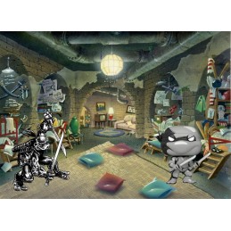 Funko Pop N°32 Comics TMNT Leonardo Eastman & Laird's (Black & White) Chase Vinyl Figure