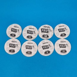 Vico Set of 8 second hand Pogs (Loose)