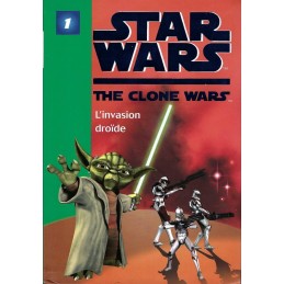 Bibliothèque Rose Star Wars The Clone Wars Tome 1 L'invasion Droïde Livre d'occasion Bibliothèque Verte