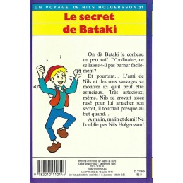 Un Voyage de Nils Holgersson 21 Les Secret de Bataki Livre d'occasion