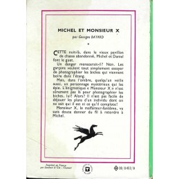 Bibliothèque Rose Michel et Monsieur X Livre d'occasion Bibliothèque Verte