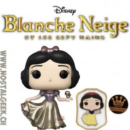 Funko Pop N°339 Ultimate Princess Snow White (Gold) with pin Exclusive Vinyl Figur
