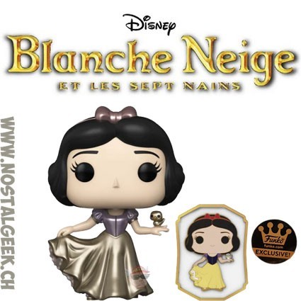 Funko Funko Pop Disney Ultimate Princess Blanche Neige (Gold) avec Pin's Edition Limitée