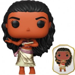 Funko Funko Pop Disney Ultimate Princess Moana (Gold) avec Pin's Edition Limitée