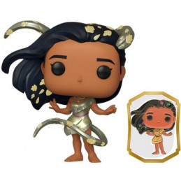 Funko Funko Pop Disney Ultimate Princess Pocahontas (Gold) avec Pin's Edition Limitée