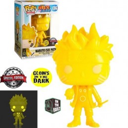 Funko Pop N°186 Naruto Six Path Yellow Phosphorescent Vaulted Edition Limitée