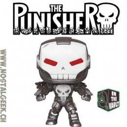 Funko Pop! Marvel The Punisher War Machine Metallic Vaulted Edition Limitée