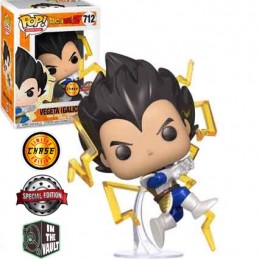 Funko Funko Pop Dragon Ball Z Vegeta (Galick Gun) (Metallic) Chase Vaulted Edition Limitée