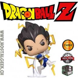 Funko Funko Pop Dragon Ball Z Vegeta (Galick Gun) (Metallic) Chase Vaulted Edition Limitée