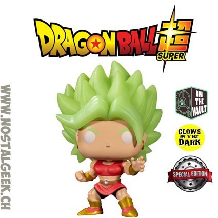 Funko Funko pop Dragon Ball Super Super Saiyan Kale Phosphorescent Vaulted Edition Limitée