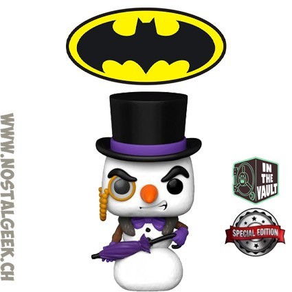 Funko Funko Pop DC Holiday The Penguin Snowman Vaulted Edition Limitée