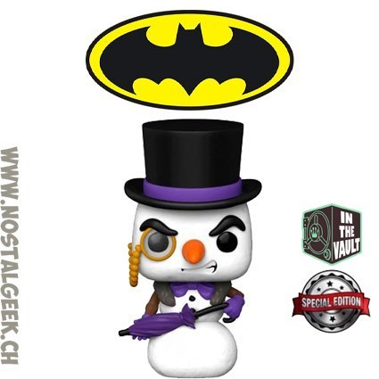 Funko Funko Pop DC Holiday The Penguin Snowman Vaulted Exclusive Vinyl Figure