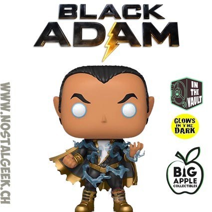 Funko Funko Pop DC Black Adam with Energy (Glow in the Dark) Vaulted Exclusive Vinyl Figure