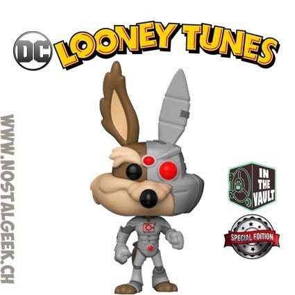 Funko Funko Pop DC Looney Tunes Wile E. Coyote As Cyborg Vaulted Edition Limitée