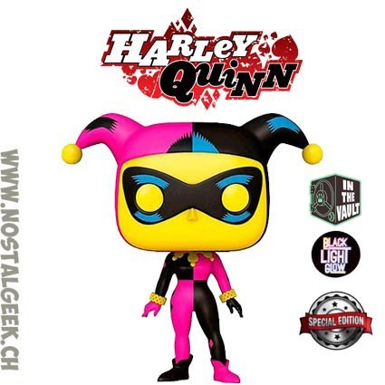 Funko Funko DC Harley Quinn (Black Light Glow) Vaulted Edition Limitée Funko Funko DC Harley Quinn (Black Light Glow) Vaulted Edition Limitée