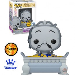 Funko Funko Pop! Disney La Belle et la Bête Cogsworth (30th Anniversary) Chase Edition Limitée