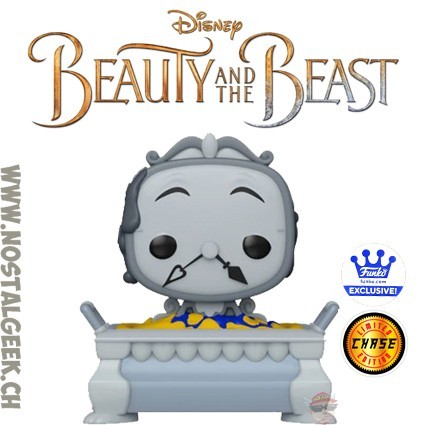 Funko Funko Pop! Disney La Belle et la Bête Cogsworth (30th Anniversary) Chase Edition Limitée