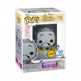 Funko Funko Pop! Beauty and the Beast Cogsworth (30th Anniversary) Chase Exclusive Figure Vinyl