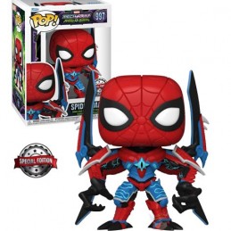 Funko Funko Pop Marvel Mech Strike Monster Hunters Spider-Man (Mecha) Edition Limitée