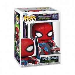 Funko Funko Pop Marvel Mech Strike Monster Hunters Spider-Man (Mecha) Edition Limitée