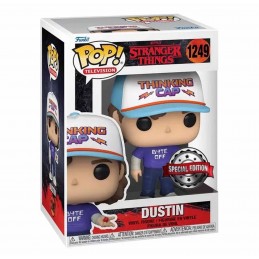Funko Pop N°1249 Stranger Things Dustin (Byte Off | Holding D20 Die) Exclusive Vinyl Figure