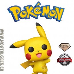 Funko Funko Pop Pokemon Pikachu Waving Diamond Glitter Exclusive Vinyl Figure